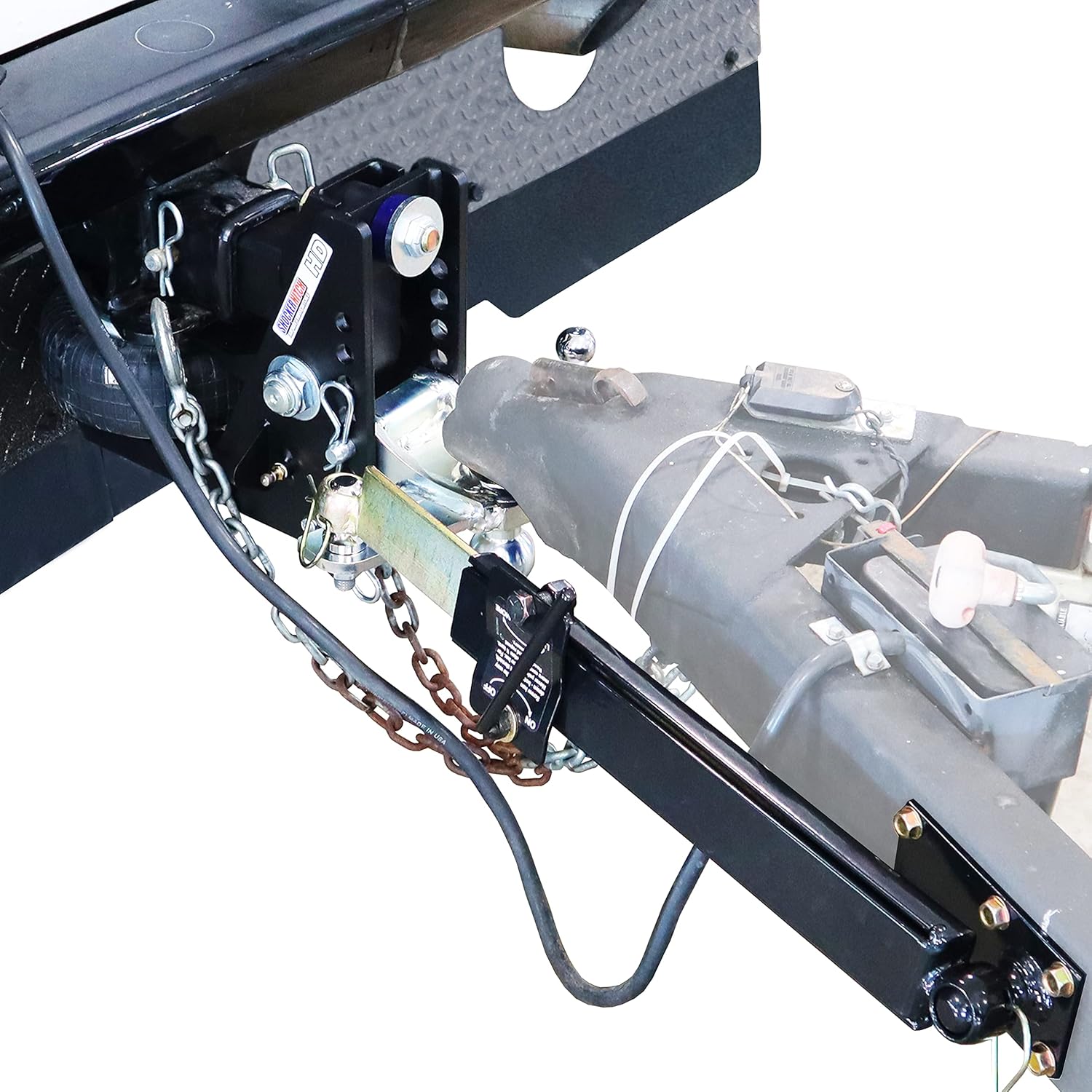 Shocker HD Max Black Air Hitch & Sway Control Towing Kit, Fits 3