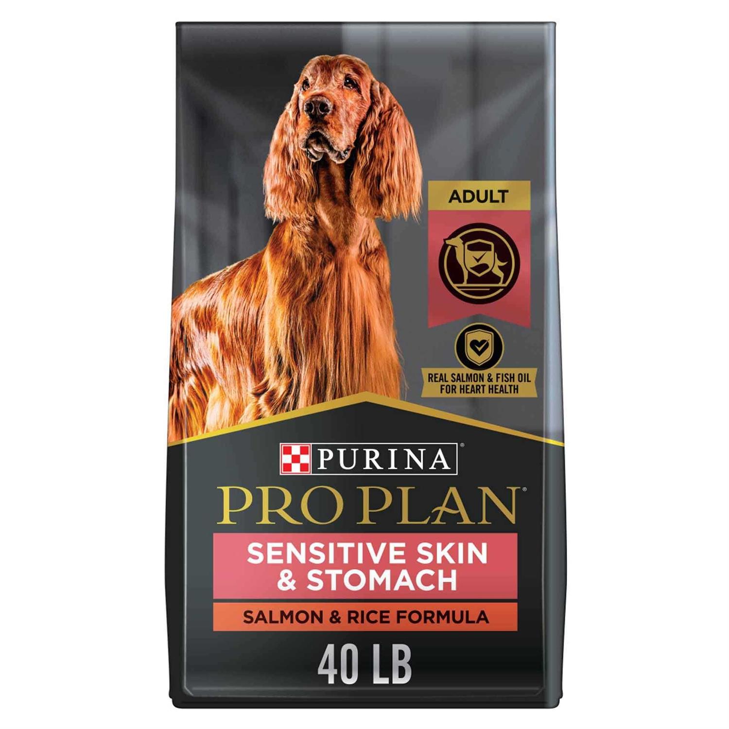 Purina Pro Plan Sensitive Skin & Stomach Salmon & Rice Formula Dry Dog Food - Pet Supplies online store