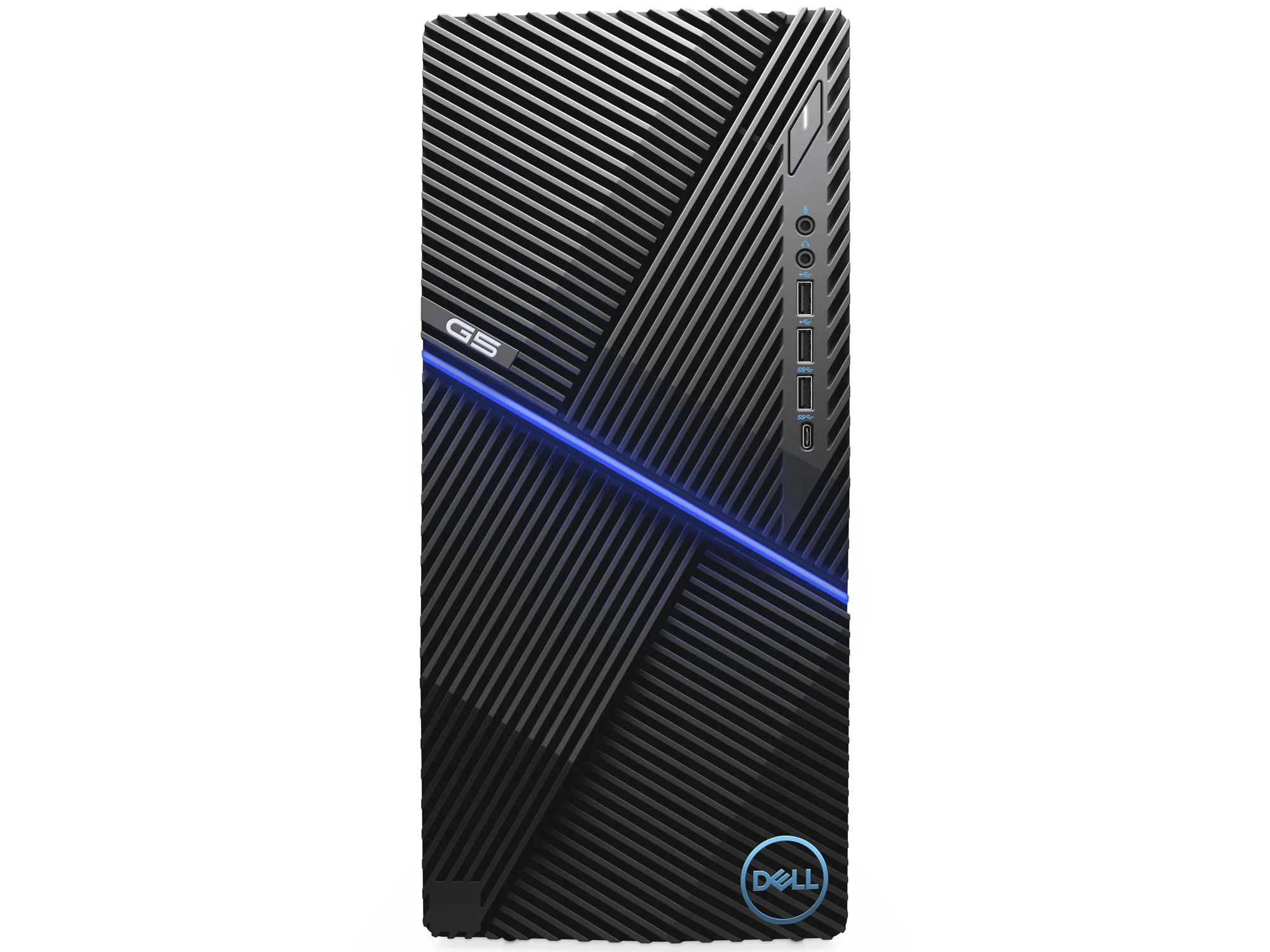 Dell G5 Gaming Desktop, Intel Core i5-10400F Upto 4.3GHz, 8GB RAM, 2TB NVMe SSD, AMD Radeon RX 5300, HDMI, DisplayPort, DVI, Wi-Fi, Bluetooth, Windows 10 Home