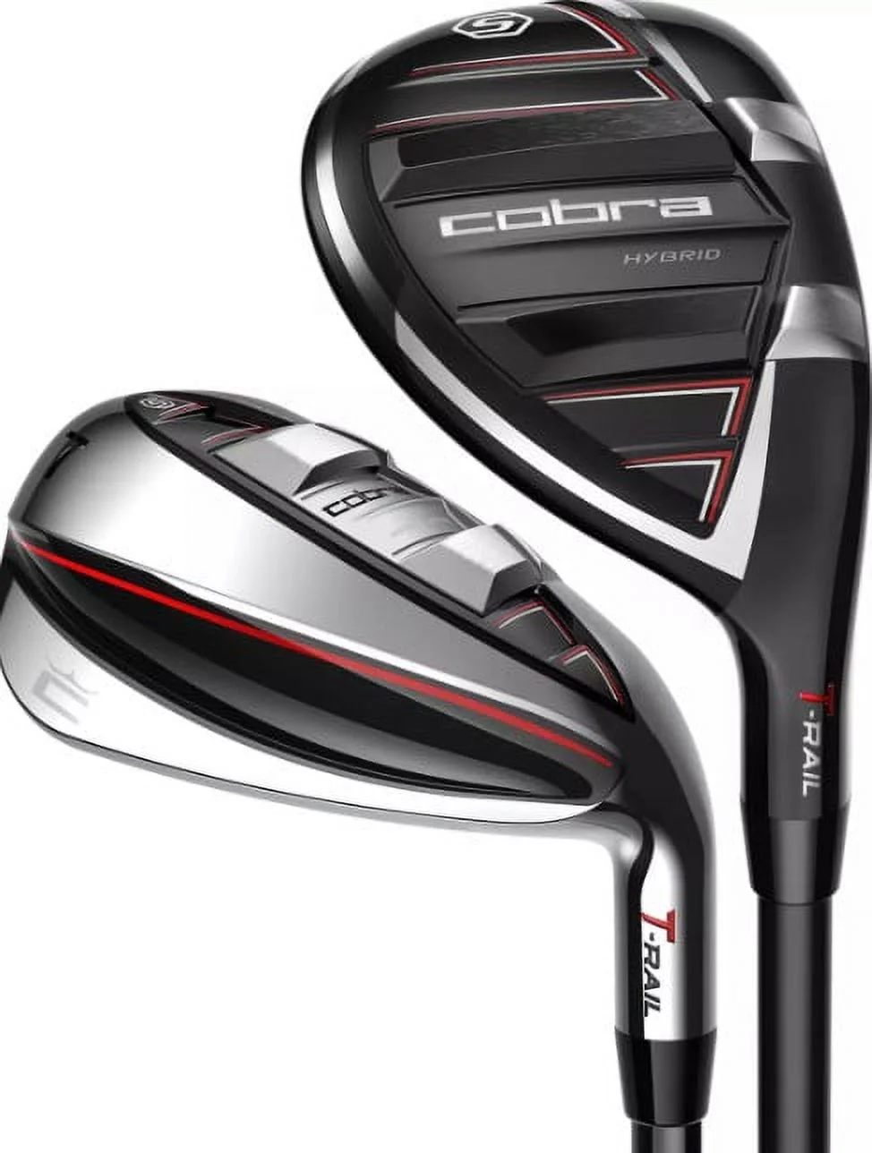 Cobra Golf Club T Rail 3 Combo 4-PW Iron Set Regular Graphite
