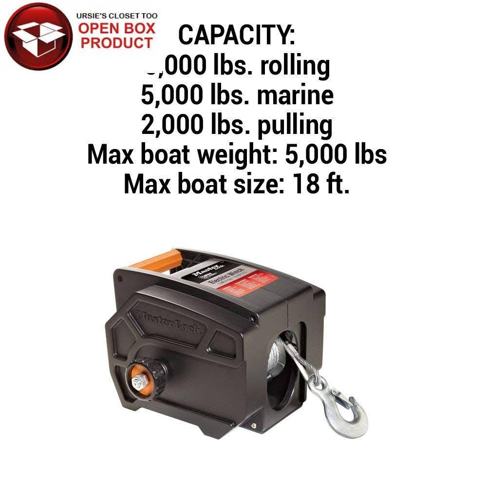 Master Lock Electric Winch Portable 12-Volt DC 2953at
