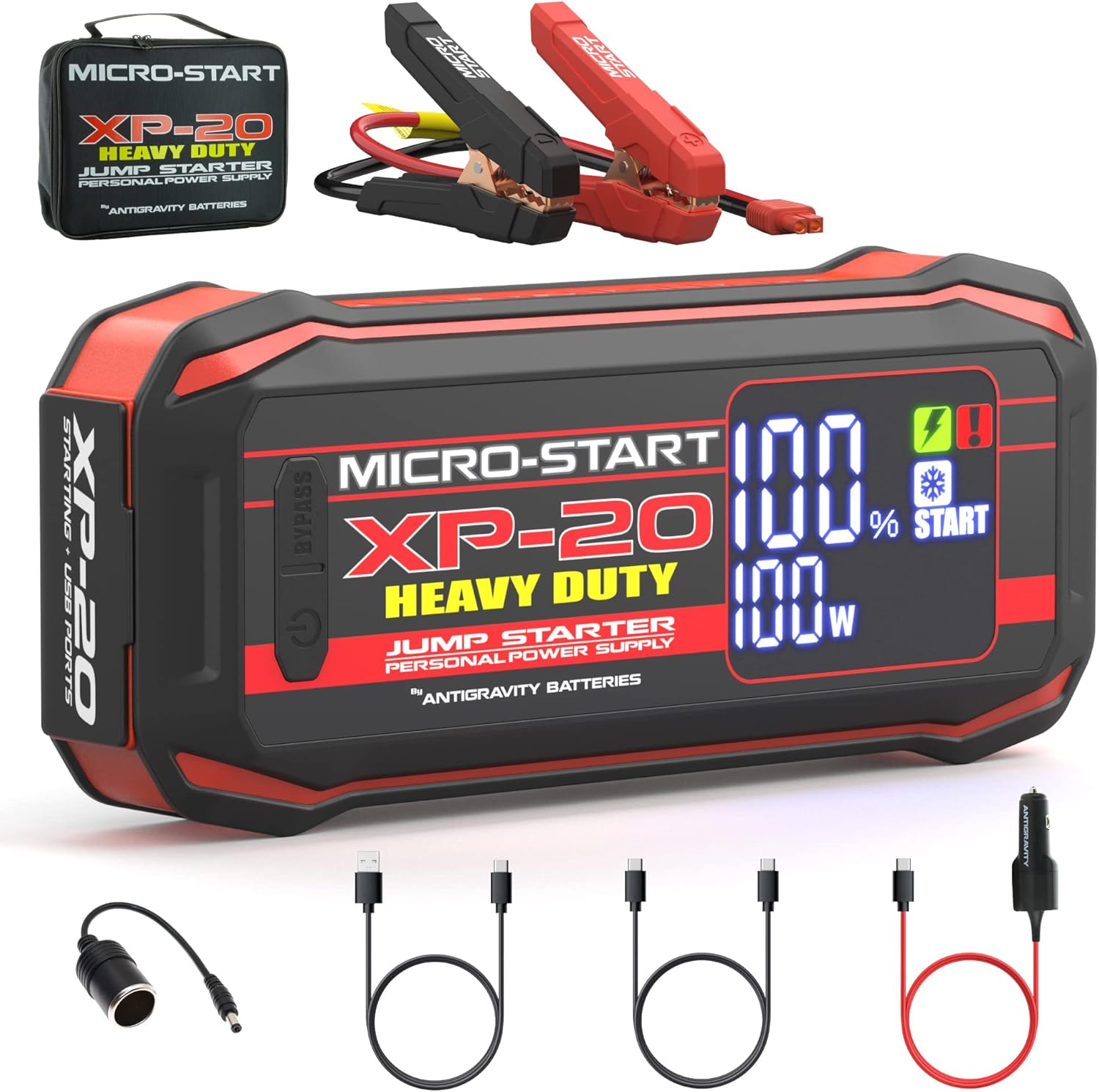 Antigravity MICRO-START XP-20-HD HEAVY DUTY Lithium Jump-Starter Portable Power Supply