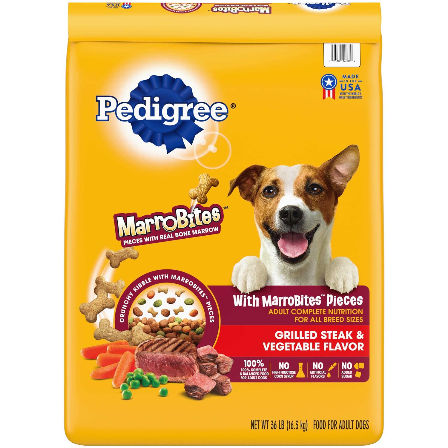 Pedigree Marrobites Steak & Vegetable Adult Dry Dog Food - Pet Supplies online store