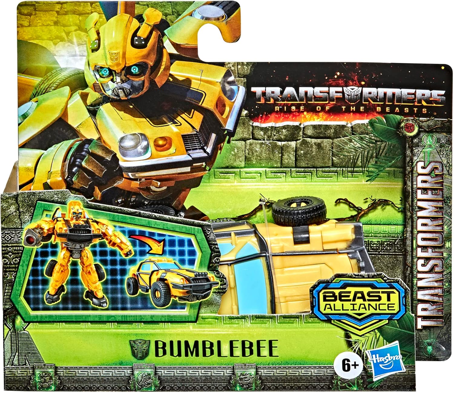 Transformers Toys Rise of The Beasts Movie Beast Alliance Battle Changers Bumblebee Action Figure, Ages 6 and Up, 4.5 inch