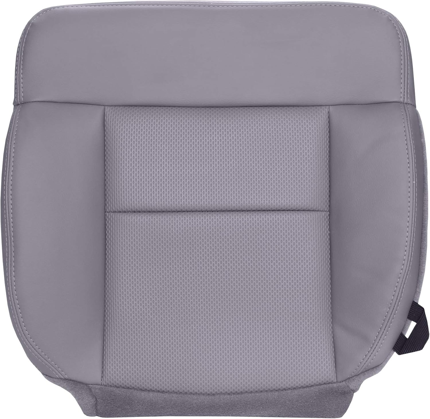 The Seat Shop Driver Bottom Replacement Vinyl Seat Cover - Medium Flint Gray (Compatible with 2004 - 2008 Ford F150 XL Work Truck)