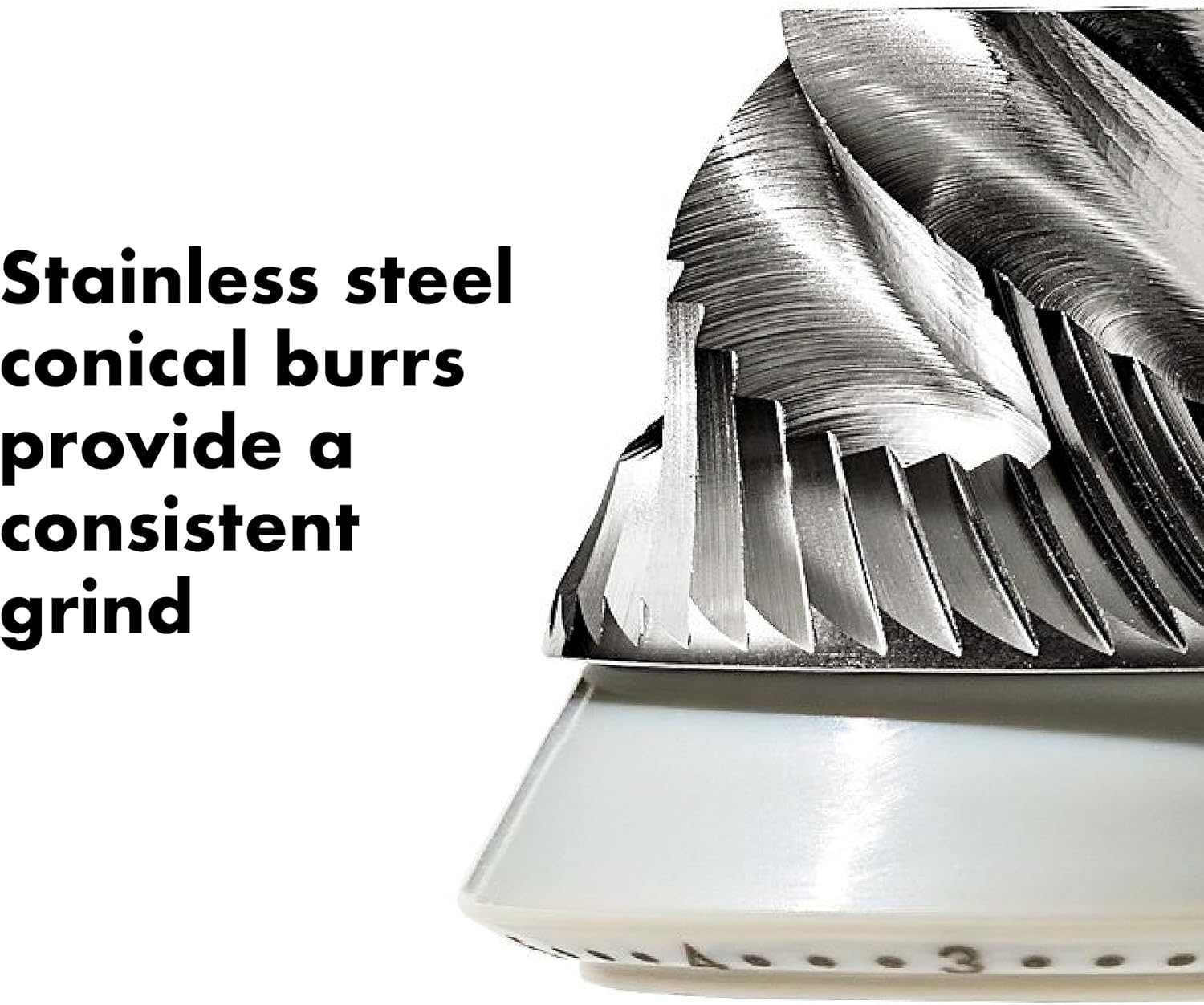 OXO Brew Manual Burr Coffee Grinder,Black