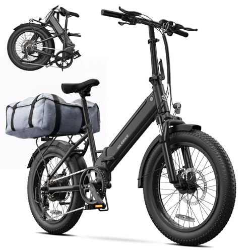 TST Folding Electric Bike for Adults, 1000W Peak Motor EBike with 36V 7.8Ah Removable Battery, Max Range 40 Miles 25 MPH Electric Bicycle, 20
