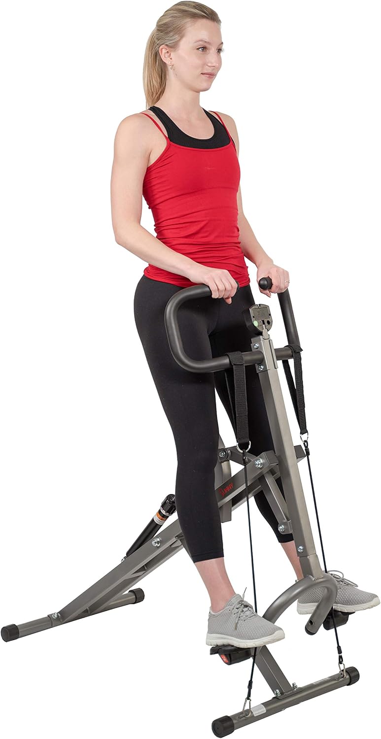 Sunny Health & Fitness Row-N-Ride PRO™ Squat Assist Trainer - SF-A020052