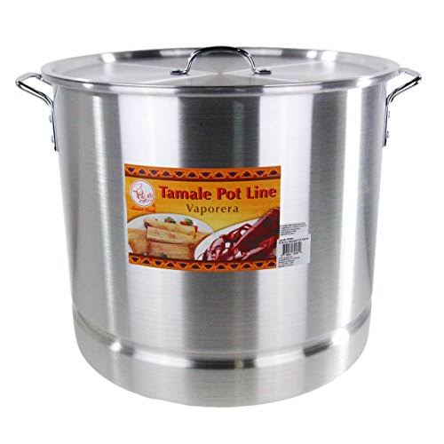 80 qt Tamale Steamer Vaporera Stock Pot Premium Aluminum Tamalera 20 G
