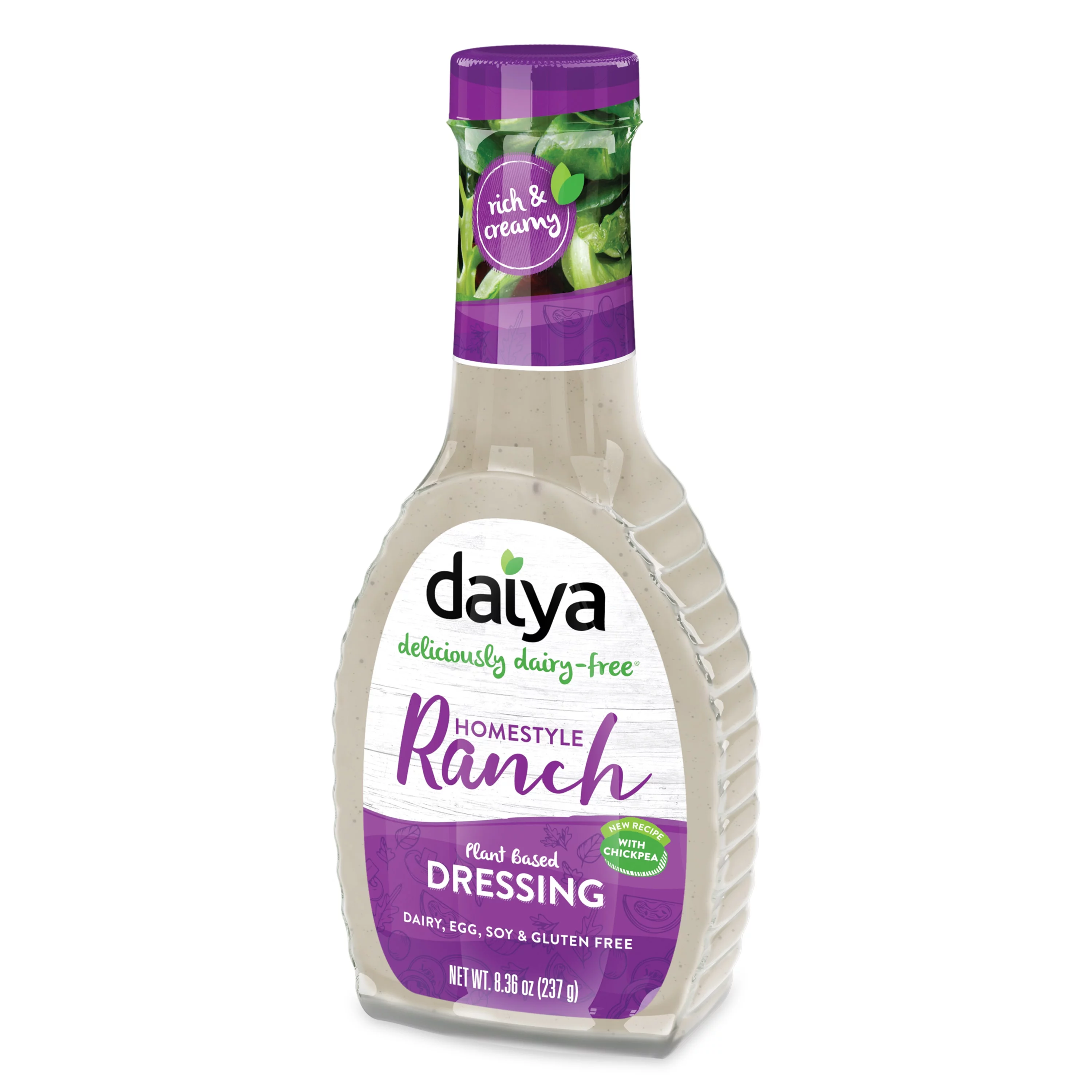 Daiya Dairy Free Homestyle Ranch Vegan Salad Dressing - 8.36 oz - 6 Pack
