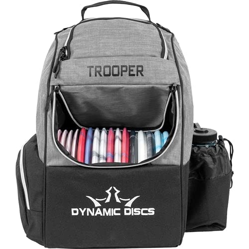Dynamic Discs Trooper Disc Golf Backpack, Disc Golf Bag, Frisbee Golf Discs Set, Sports Bag, Lightweight & Durable, 18+ Disc Capacity