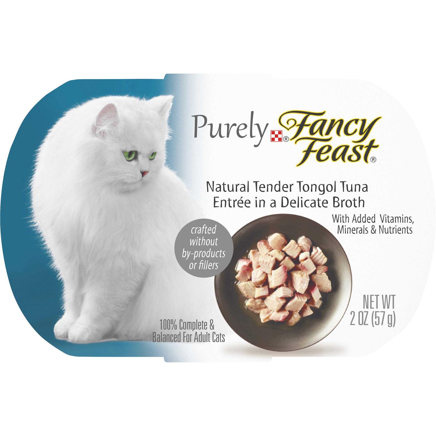 Purina Fancy Feast Purely Natural Tender Tongol Tuna Wet Cat Food - Pet Supplies online store