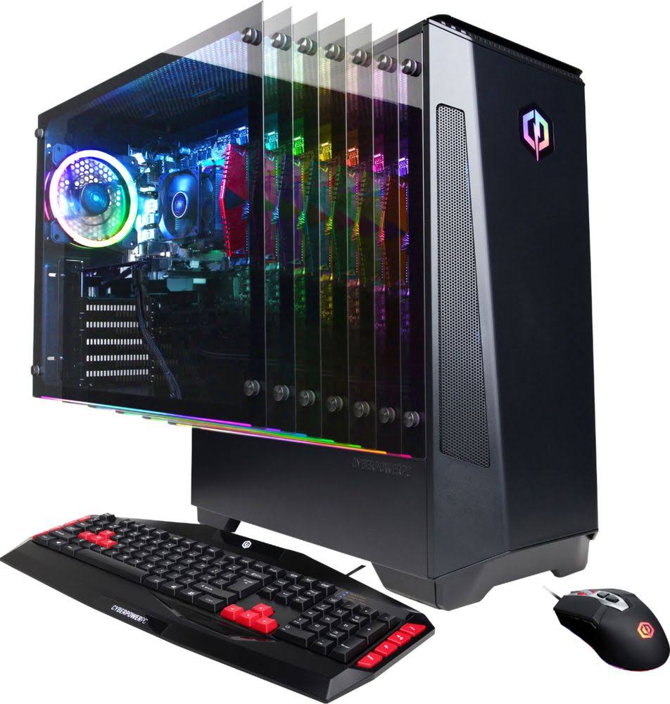 Cyberpowerpc - Gamer Master Gaming Desktop - AMD Ryzen 3 2300X - 8GB Memory - AMD Radeon RX 560 2GB - 1TB HDD - Black