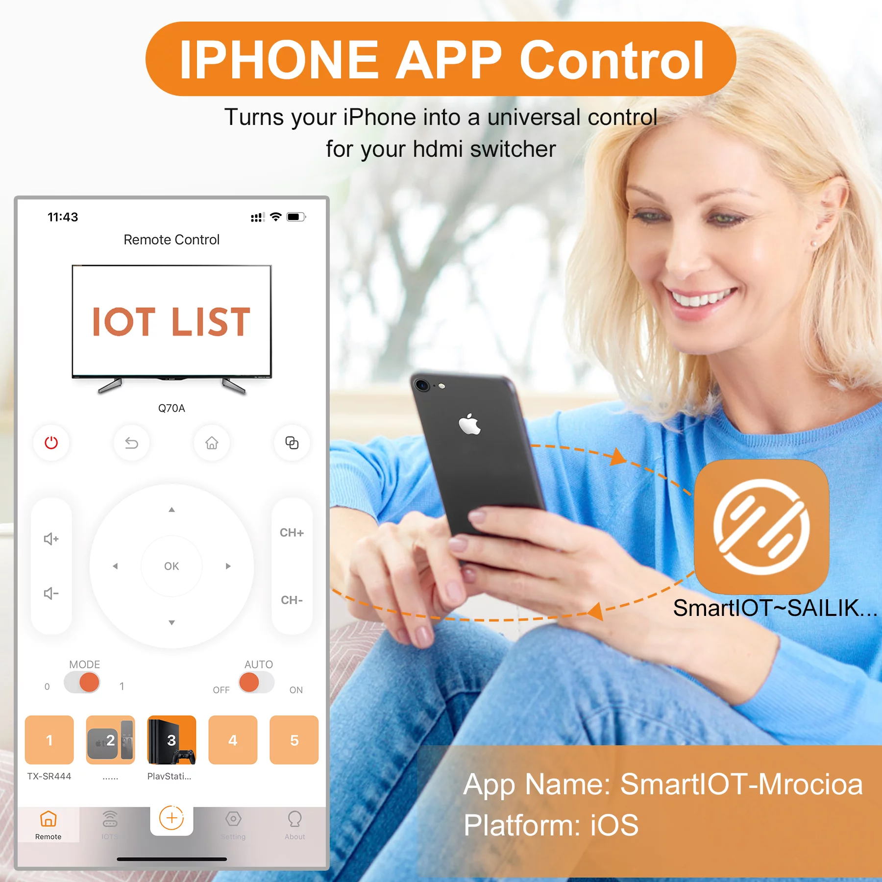 HDMI 2.1 Switch 8k, 4K@120Hz 3in 1 out HDMI Splitter, 8k HDMI Switch with IR Remote for TV/PS5/Xbox Series X