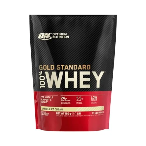 Optimum Nutrition 100 Whey Gold Standard Vanilla Ice Cream - Curated Treasures Market