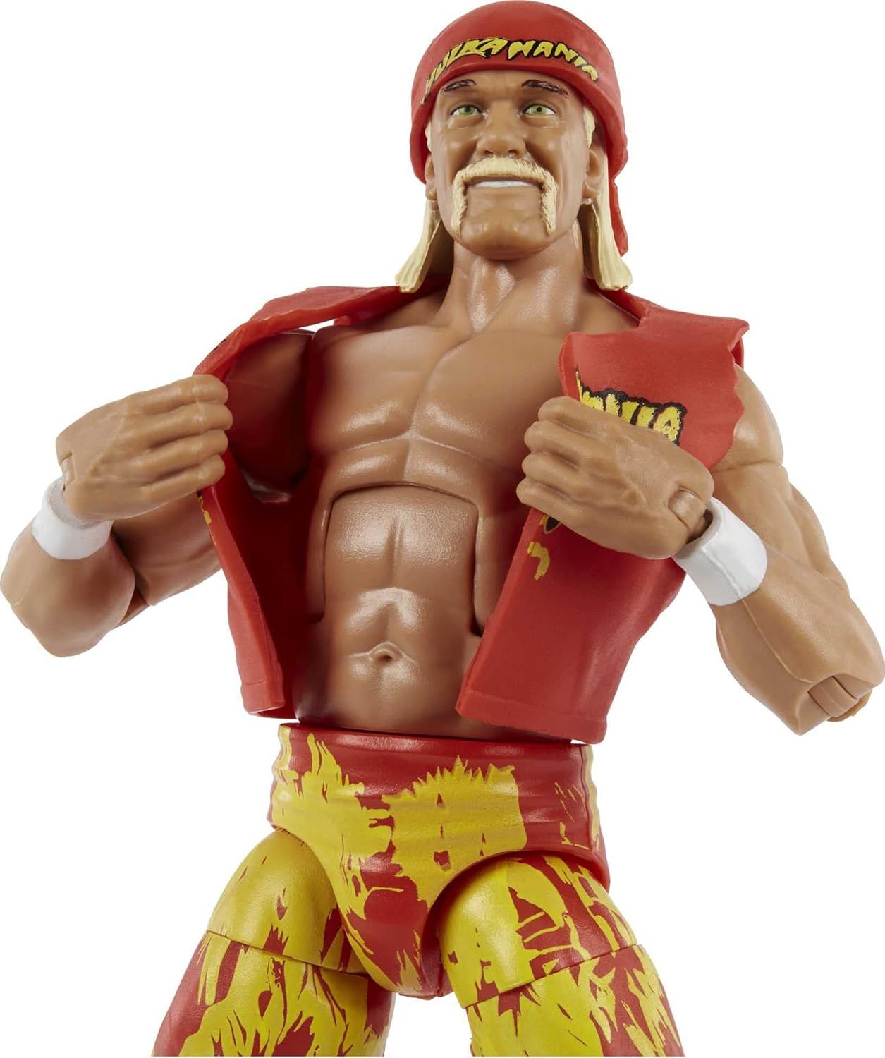 WWE Elite Collection Action Figure Hulk Hogan 6-inch Posable Collectible for WWE Fans Ages 8 Years Old & Up​