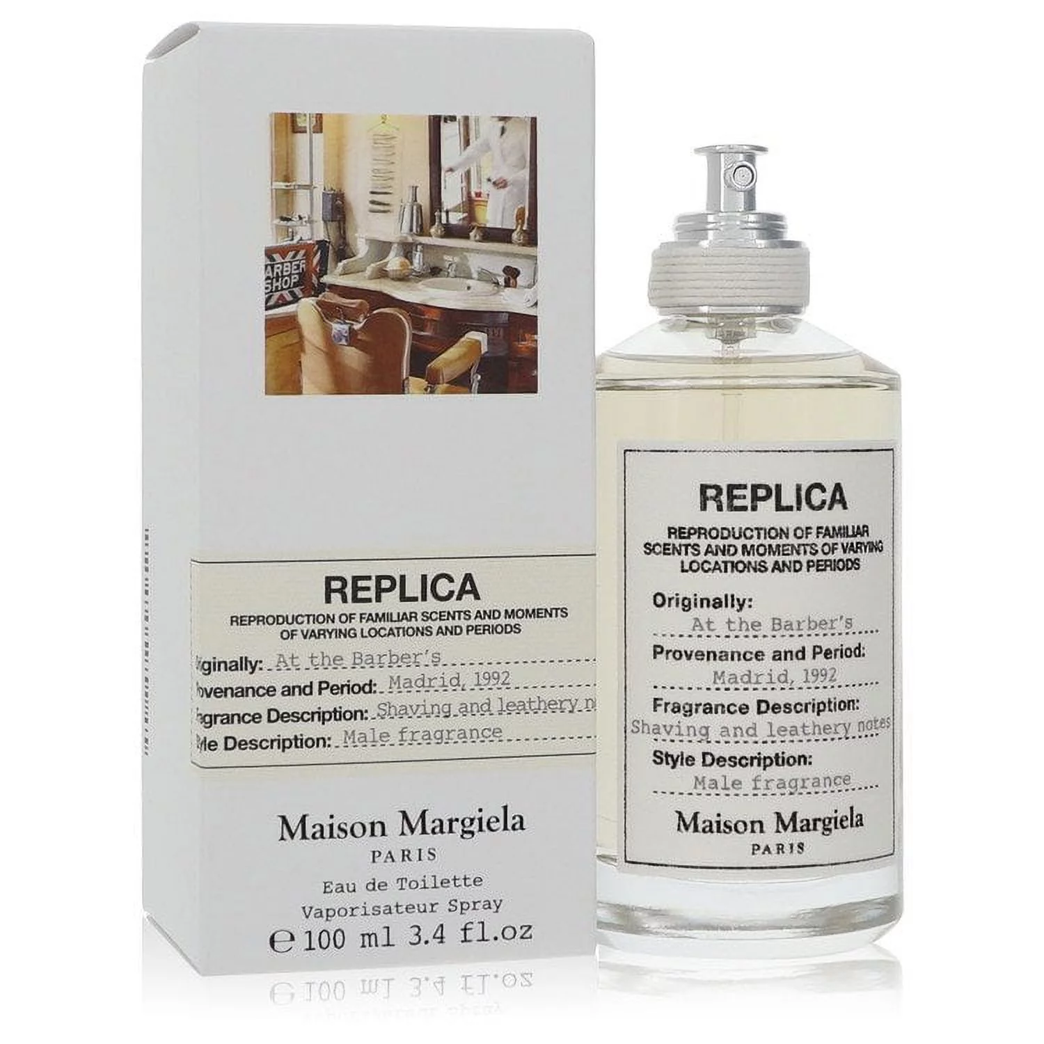 Replica At The Barber's by Maison Margiela Eau De Toilette Spray 3.4 oz for Male