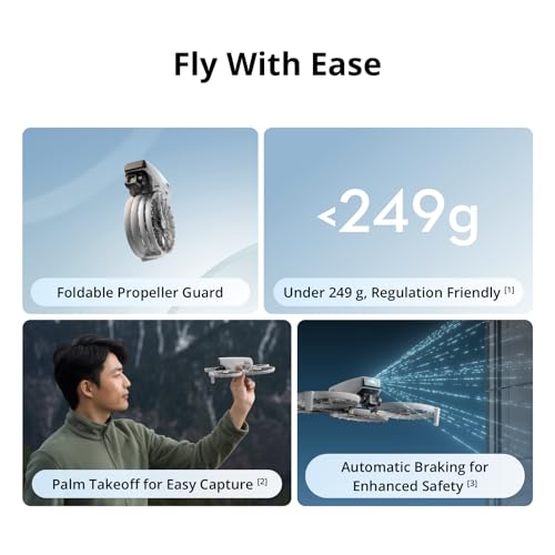 DJI Flip Fly More Combo with RC 2 Screen Remote Controller, Drone with 4K UHD Camera for Adults, Palm Takeoff, Auto Return, Intelligent Flight, 3 Batteries Bundle with Deco Gear Accessories