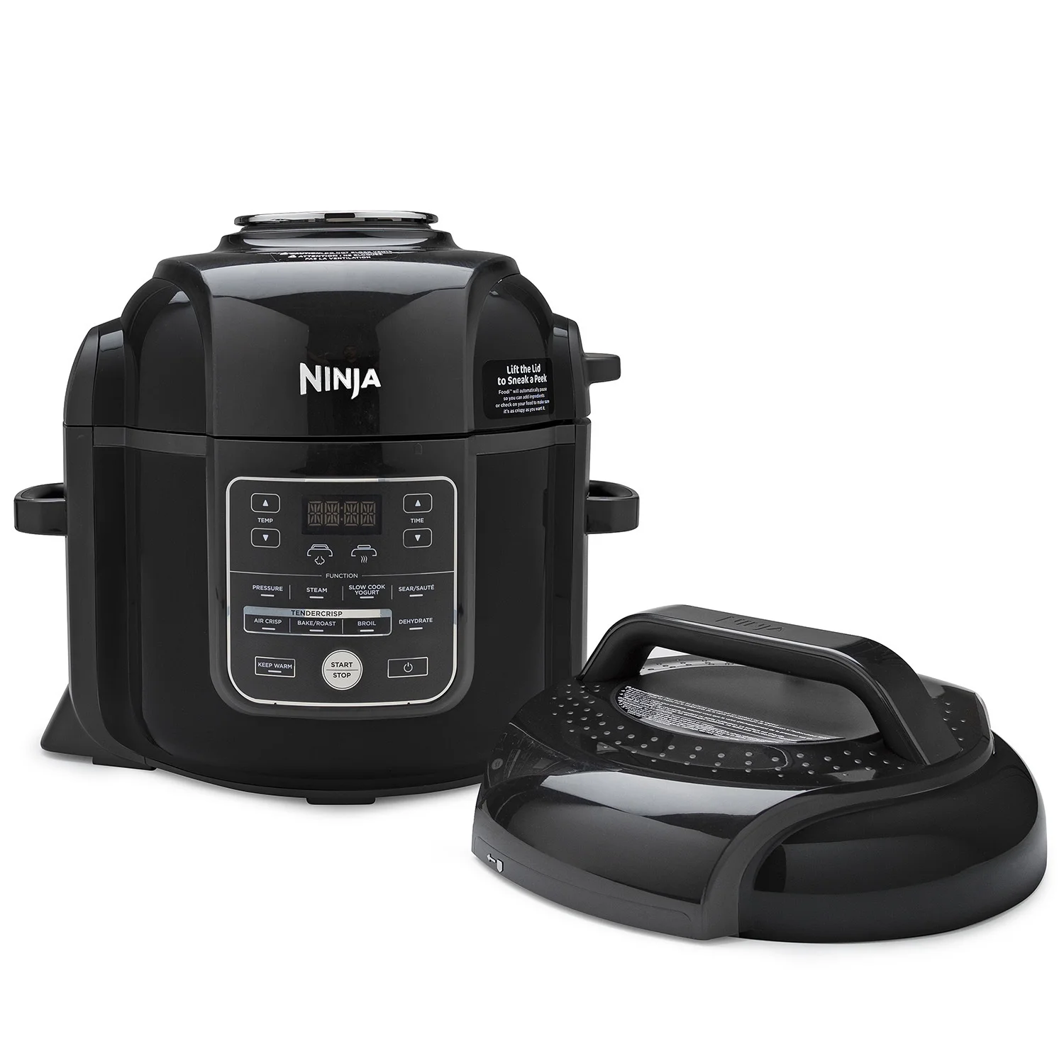 Restored Ninja Foody 8-Quart 9-in-1 Deluxe XL Pressure Cooker and Air Fryer (Refurbished)