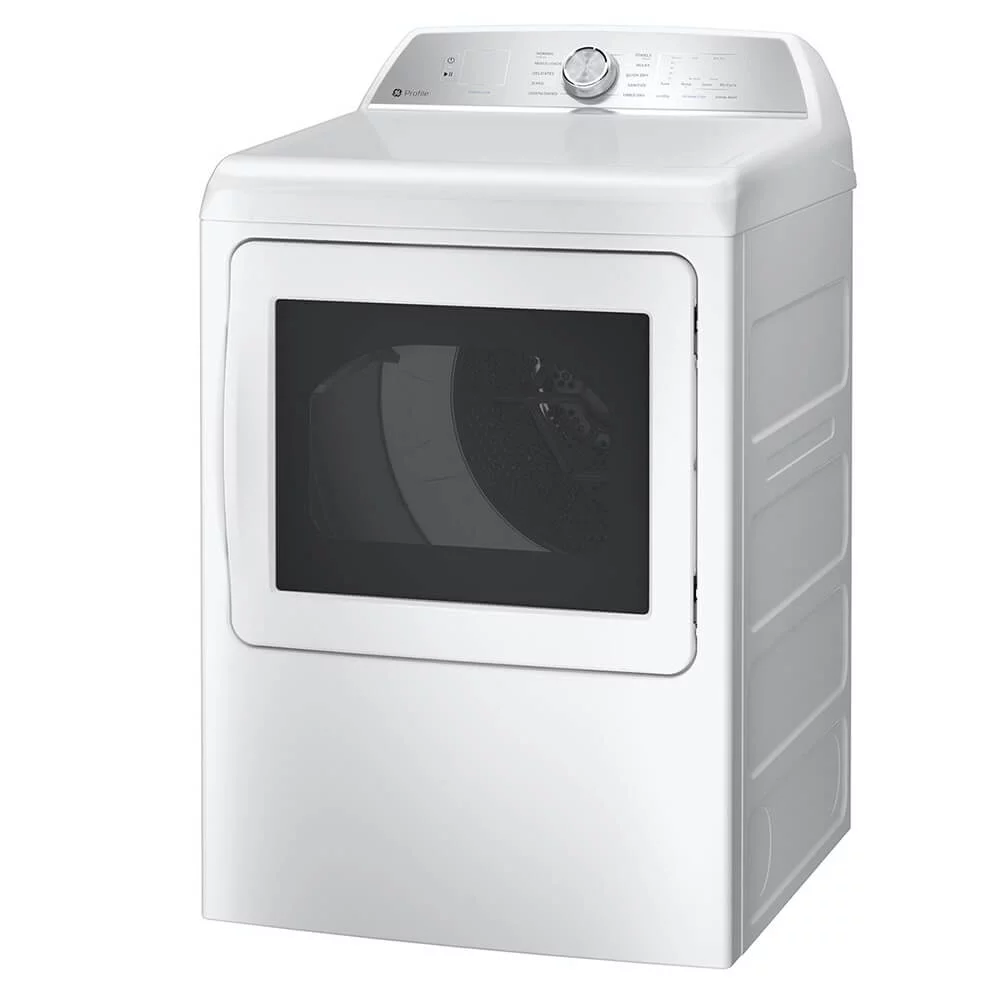 GE Profile™ 7.4 cu. ft. Capacity aluminized alloy drum Electric Dryer with Sanitize Cycle and Sensor Dry
