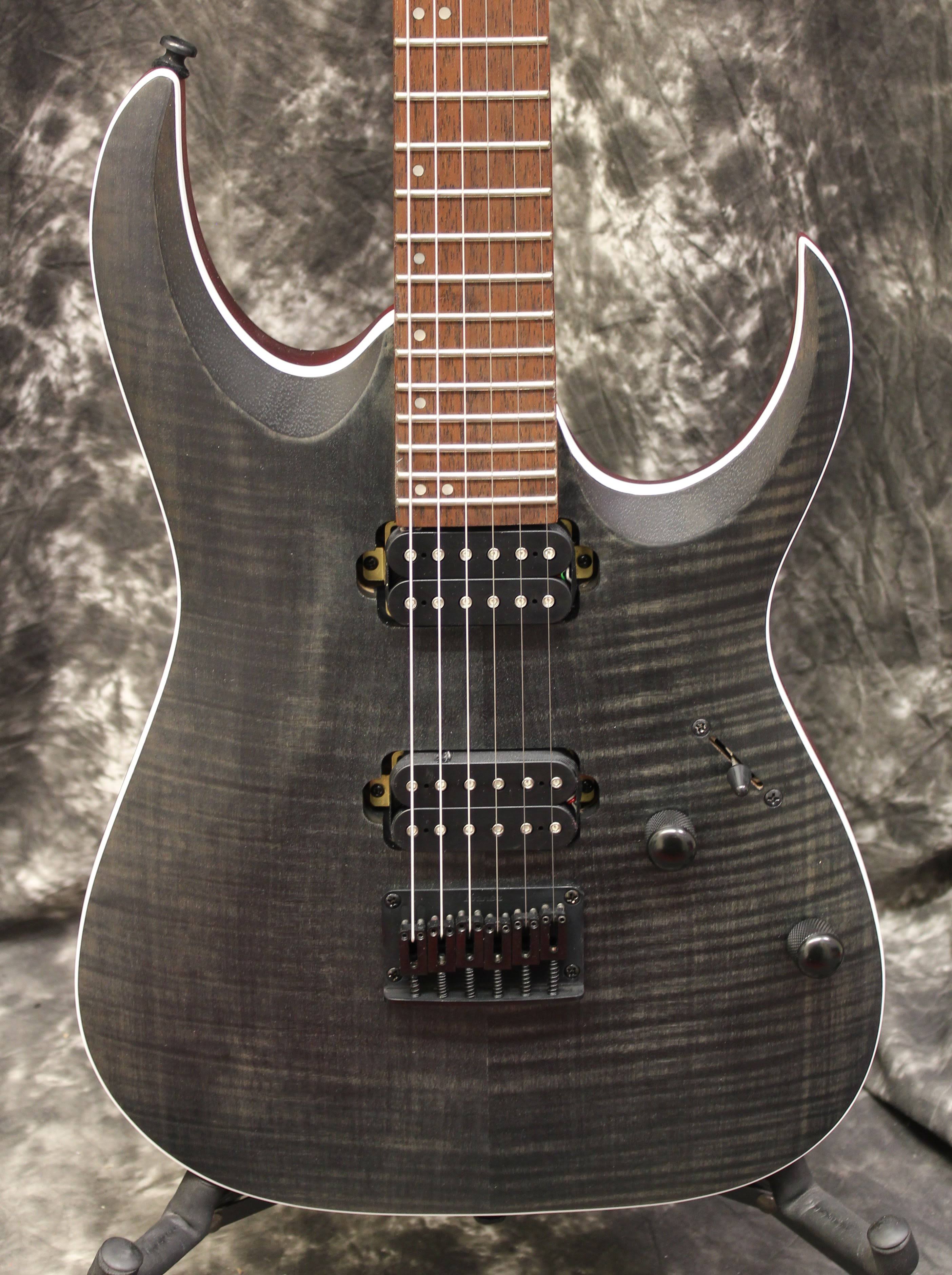 Ibanez RGA42FM Electric Guitar Transparent Gray Flat