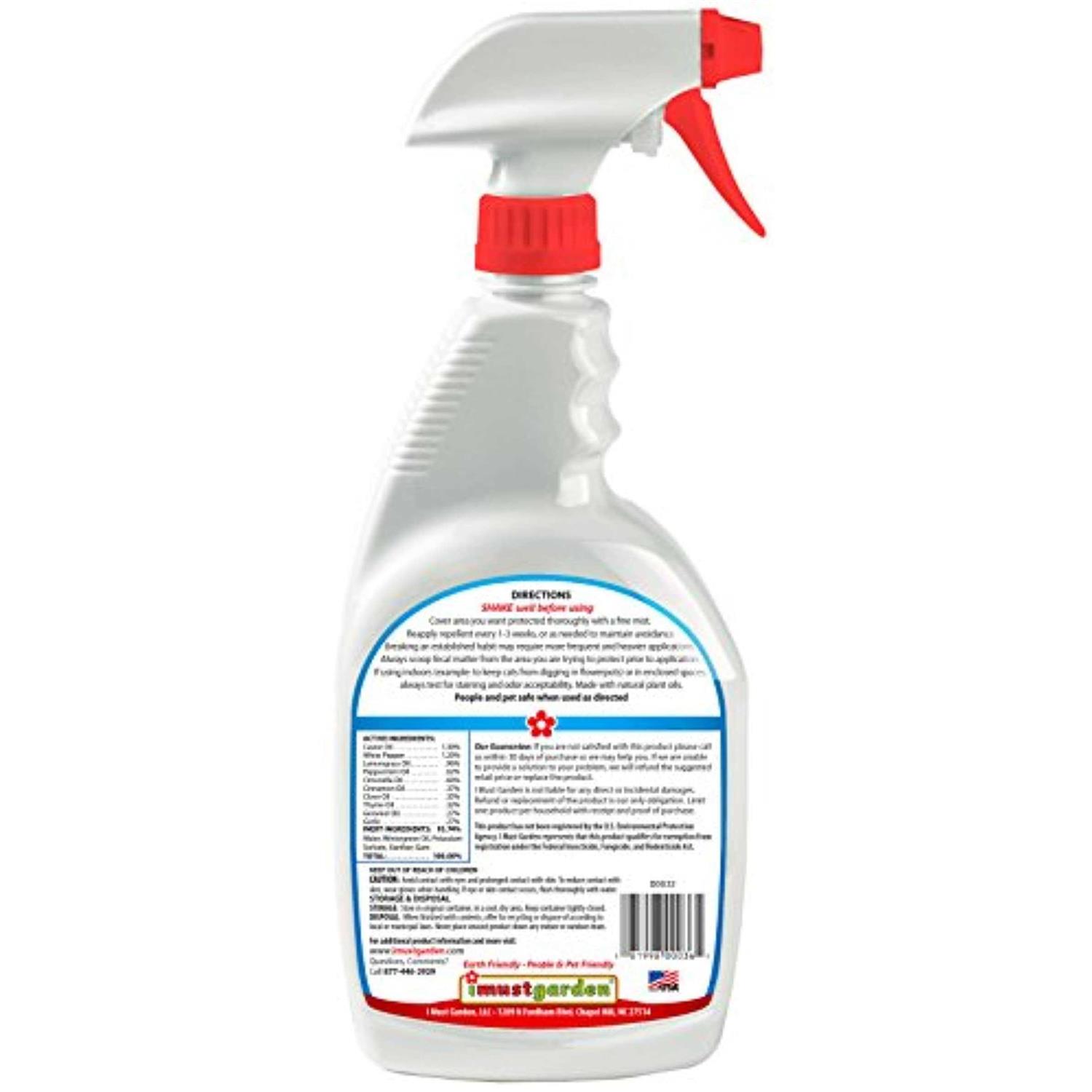 I Must Garden Dog and Cat Repellent All Natural Spray to Stop Chewing and Repel from Yards, Plants, and Gardens - Pet Supplies online store