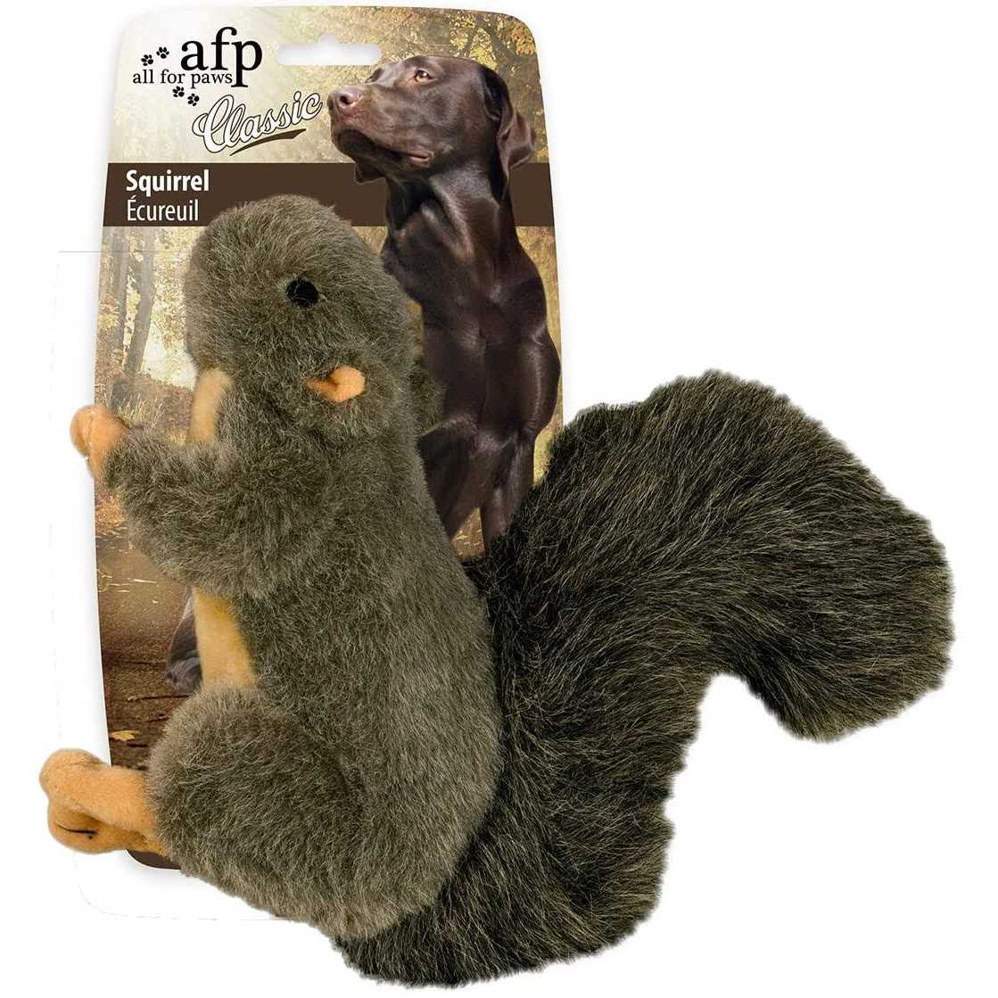 All for Paws Pet Squirrel Plush Toys - Pet Supplies online store