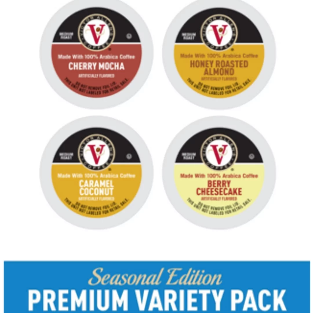 Victor Allen's Coffee Springtime Variety Pack, Medium Roast, 96 Count, Single Serve Coffee Pods for Keurig K-Cup Brewers