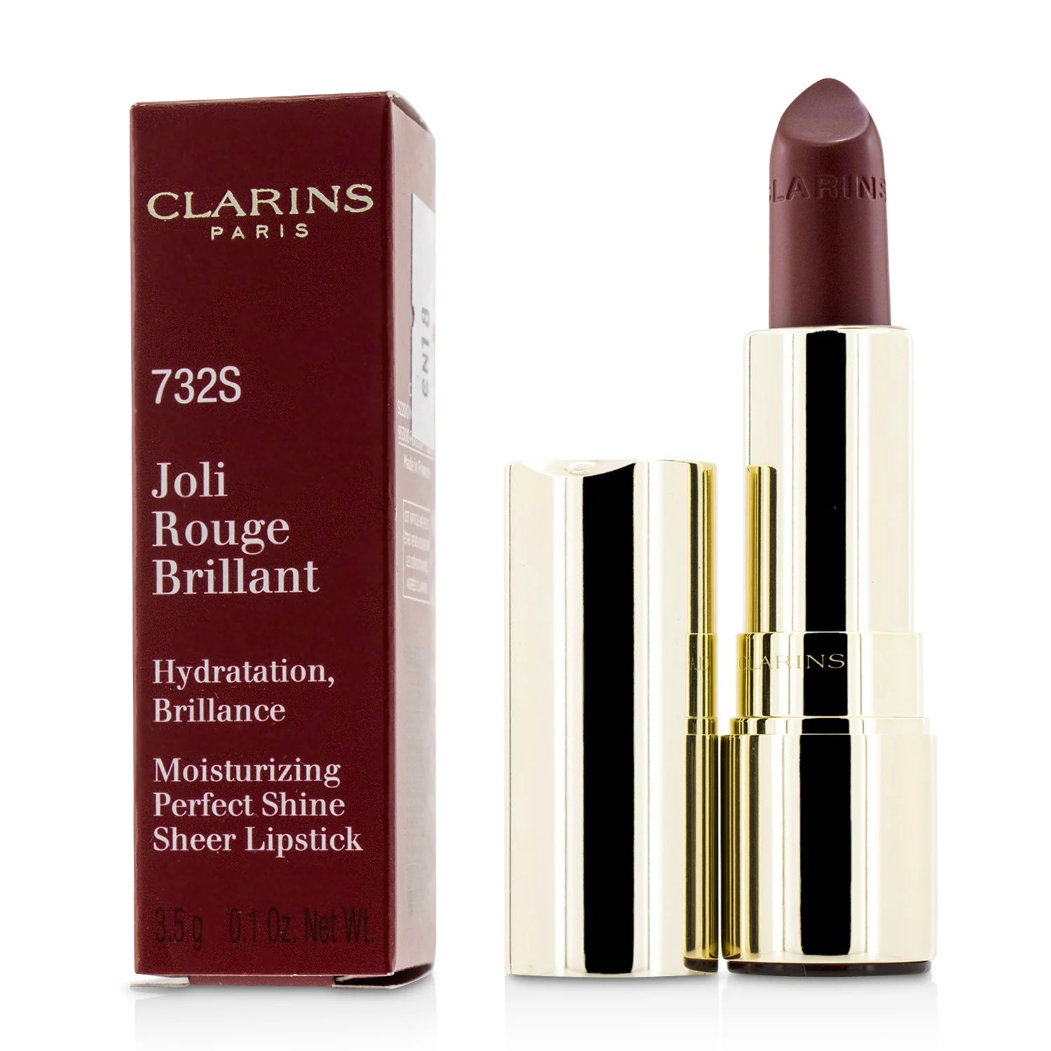 Clarins Joli Rouge Brillant (Moisturizing Perfect Shine Sheer Lipstick) - # 32 Pink Cranberry  3.5g/0.1oz