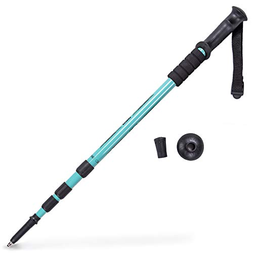 Trekking Pole & Walking Staff | Strong, Lightweight Aluminum | Extends up to 53