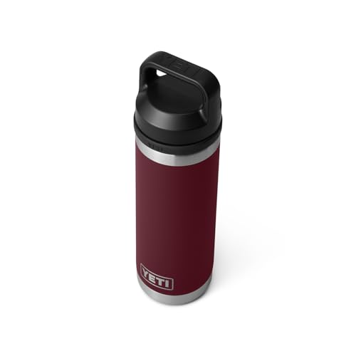 YETI Rambler 18 oz Bottle, Vacuum Insulated, Stainless Steel with Chug Cap, Sandstone Pink