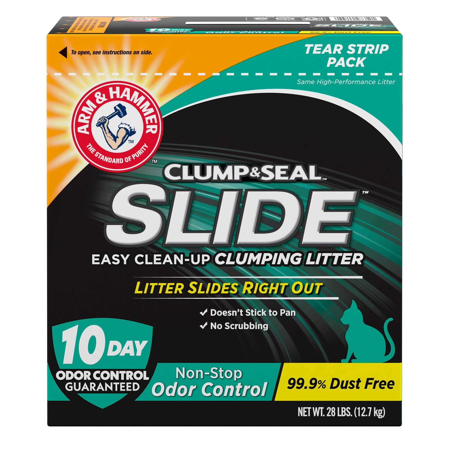Arm & Hammer Slide Odor Control Easy Clean-Up Clumping Cat Litter - Pet Supplies online store