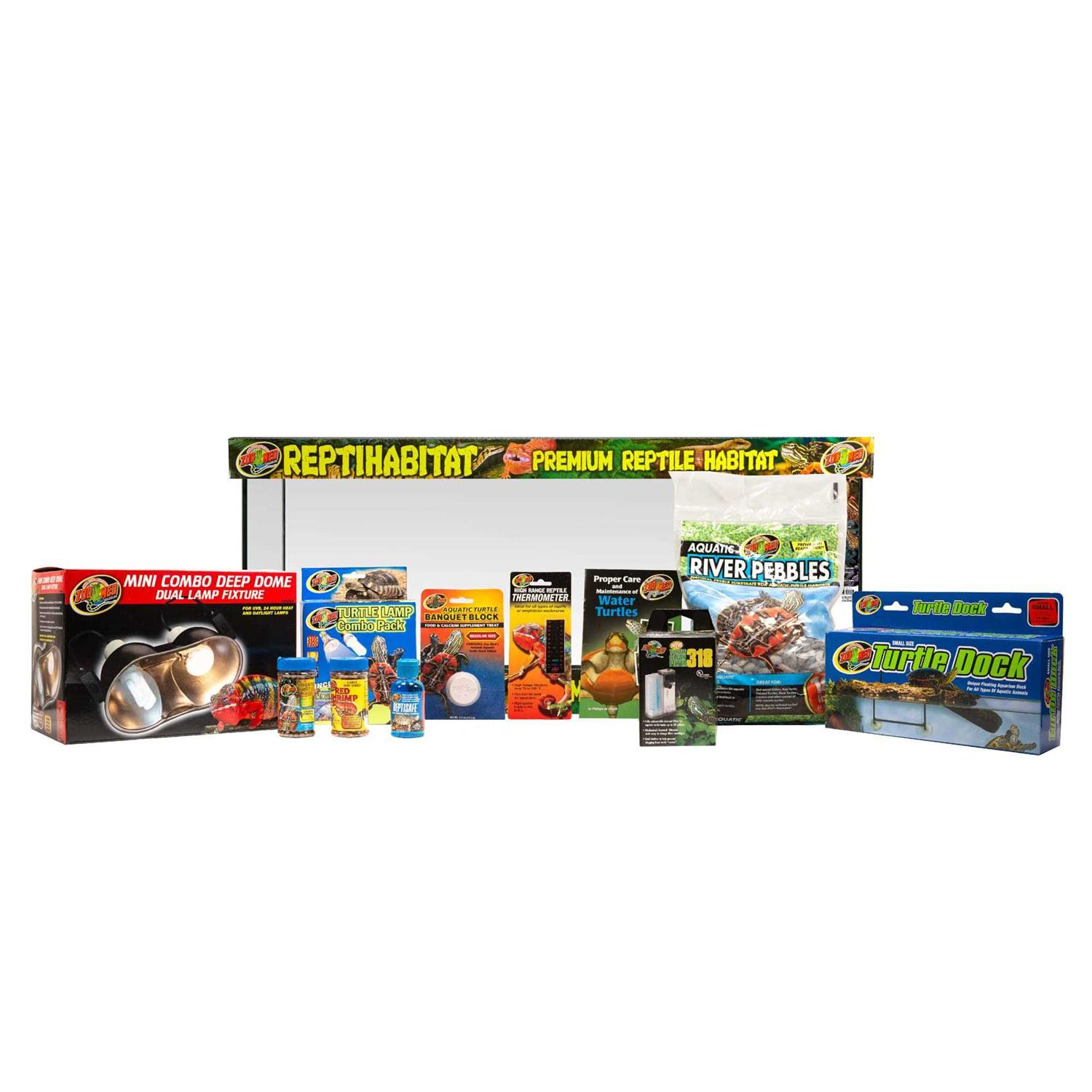 Zoo Med ReptiHabitat Aquatic Turtle Kit - Pet Supplies online store