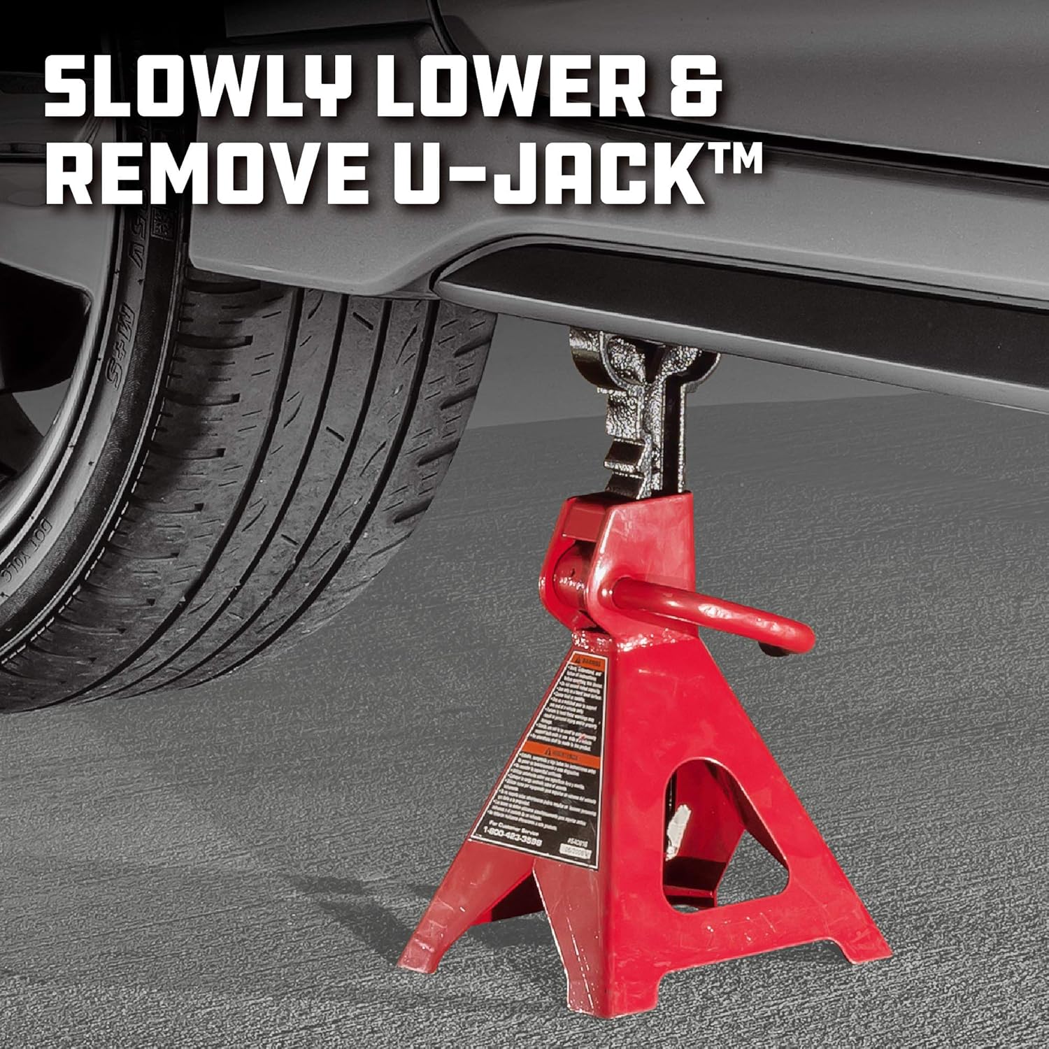 Powerbuilt 620516 2 Ton, U 4000 lbs UJack Garage Jack