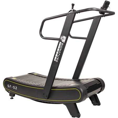 Signature Fitness Sf-s2 Sprint Demon - Motorless Curved Sprint Treadmill with Adjustable Levels of Resistance - 300 lb Capacity, Size: 66.54 inch x - Sports Supplies Online Store