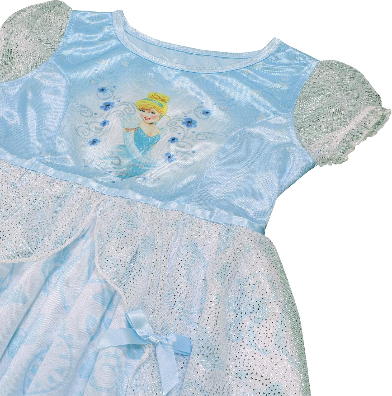 Disney Girls' Cinderella Fantasy Gown Nightgown, CINDERELLA AT THE BALL, 4T