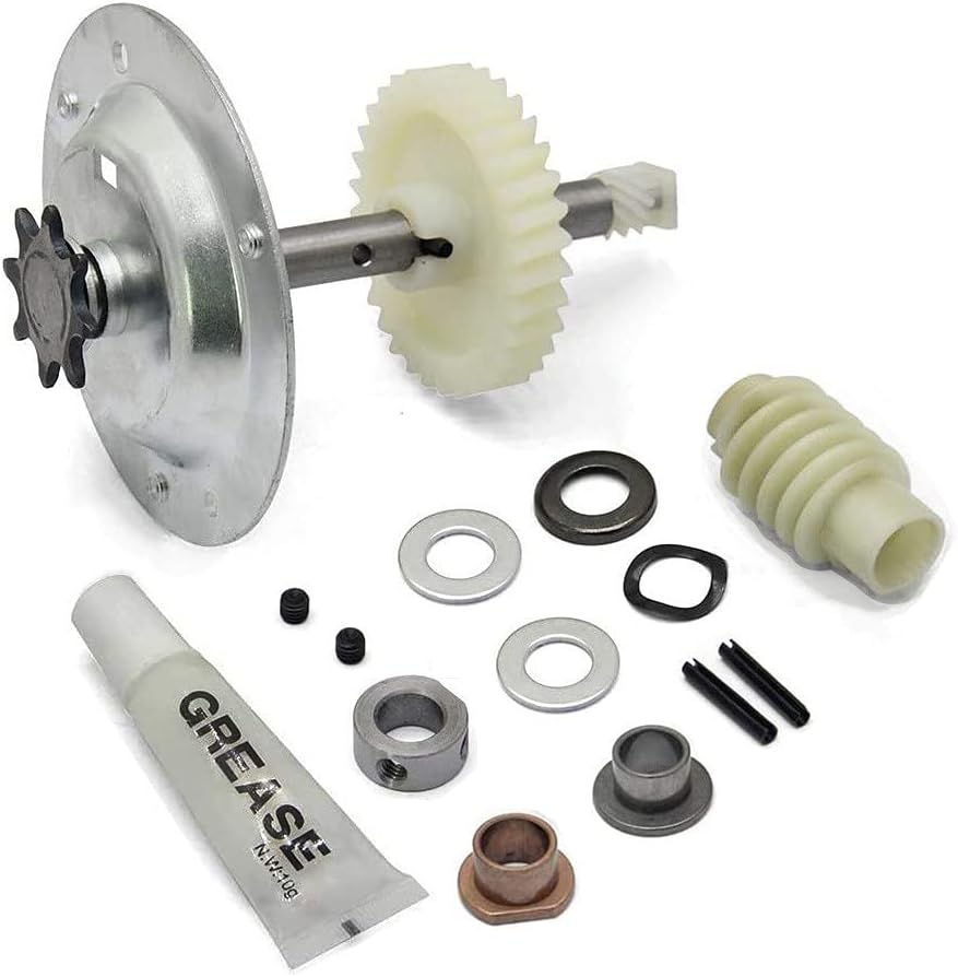 Gear and Sprocket Replacement Kit for Liftmaster 41c4220a 41a2817, fits Chamberlain, Sears, Craftsman 1/3 and 1/2 HP Chain Drive Models (Chain Drive Gear and Sprocket Kit)