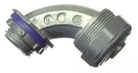 Halex 96930B 3-in 90 Degree Liquid Tight Connector (Multi Piece Ins Throat)