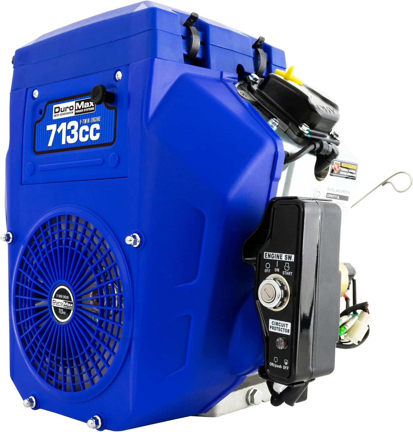 DuroMax XP23HPE 713cc V-Twin Electric Start Gas Powered 50 State Approved, Multi-Use Engine, XP23HPE, Blue