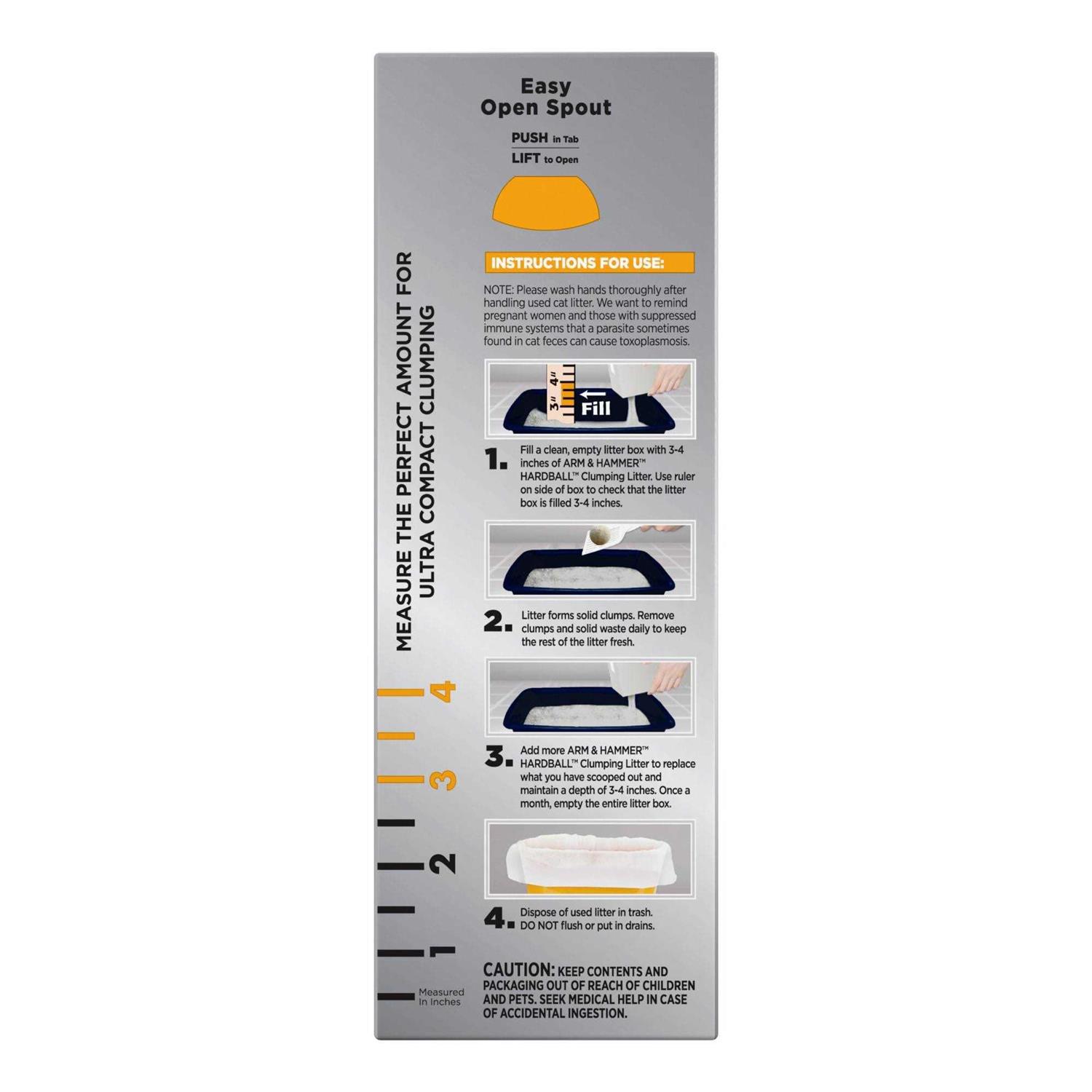 Arm & Hammer Hardball Clumping Cat Litter Lightweight - Pet Supplies online store