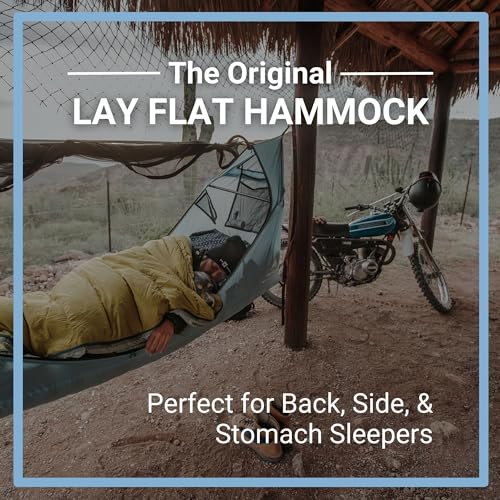 Haven Tents Lay Flat Hammock Tent - Waterproof Tent & Camping Hammock with Mosquito Net - Includes Insulated Pad and Rainfly - Haven Tent, Haven XL, Haven Safari