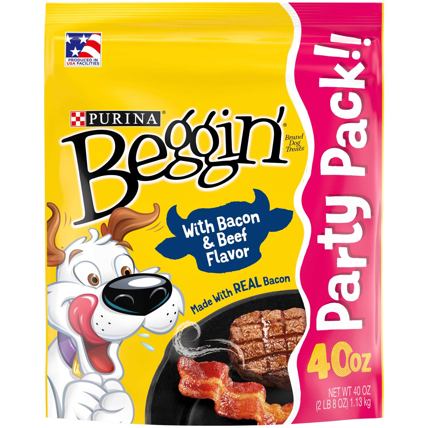 Purina Beggin Strips Bacon & Beef Dog Treats - Pet Supplies online store