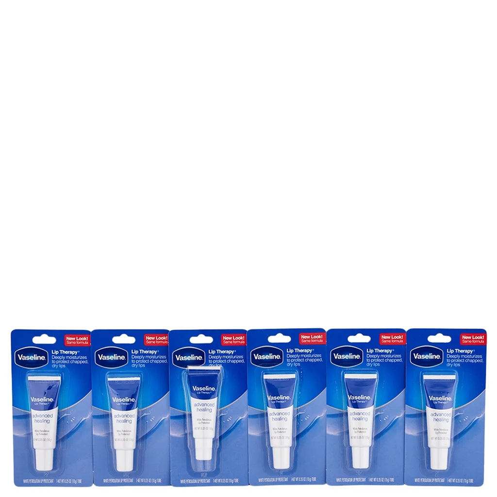 Vaseline Lip Therapy Advanced Healing 6 Ct 0.35 oz