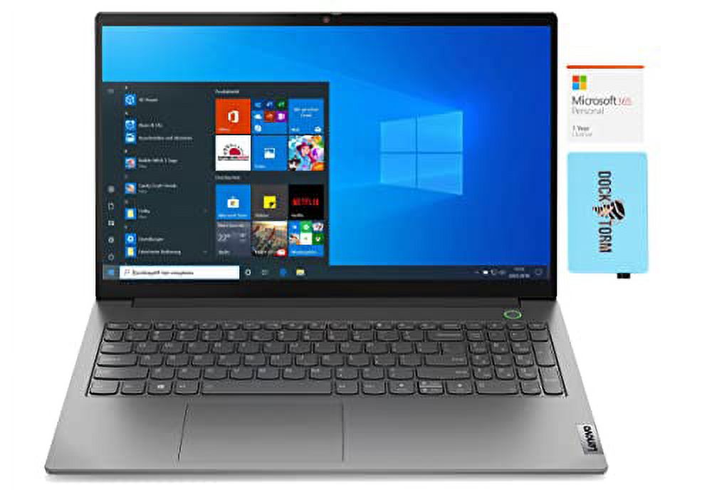 Lenovo ThinkBook 15 G3 ACL Home & Business Laptop (AMD Ryzen 5 5500U 6-Core, 20GB RAM, 256GB m.2 SATA SSD, AMD Radeon, 15.6