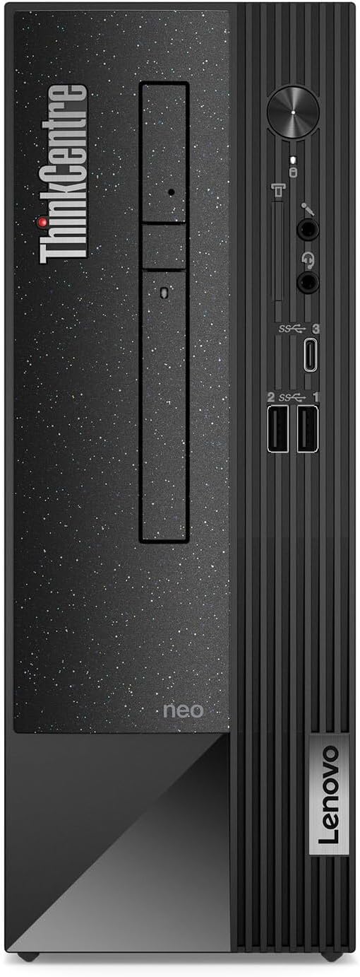 Lenovo ThinkCentre Neo 50s Gen 4 Desktop Computer - 12th Gen Intel Core i7-12700 12-Core up to 4.90 GHz, 16GB RAM, 256GB NVMe SSD, Intel UHD Graphics 770, DVD-RW, Windows 10 Pro