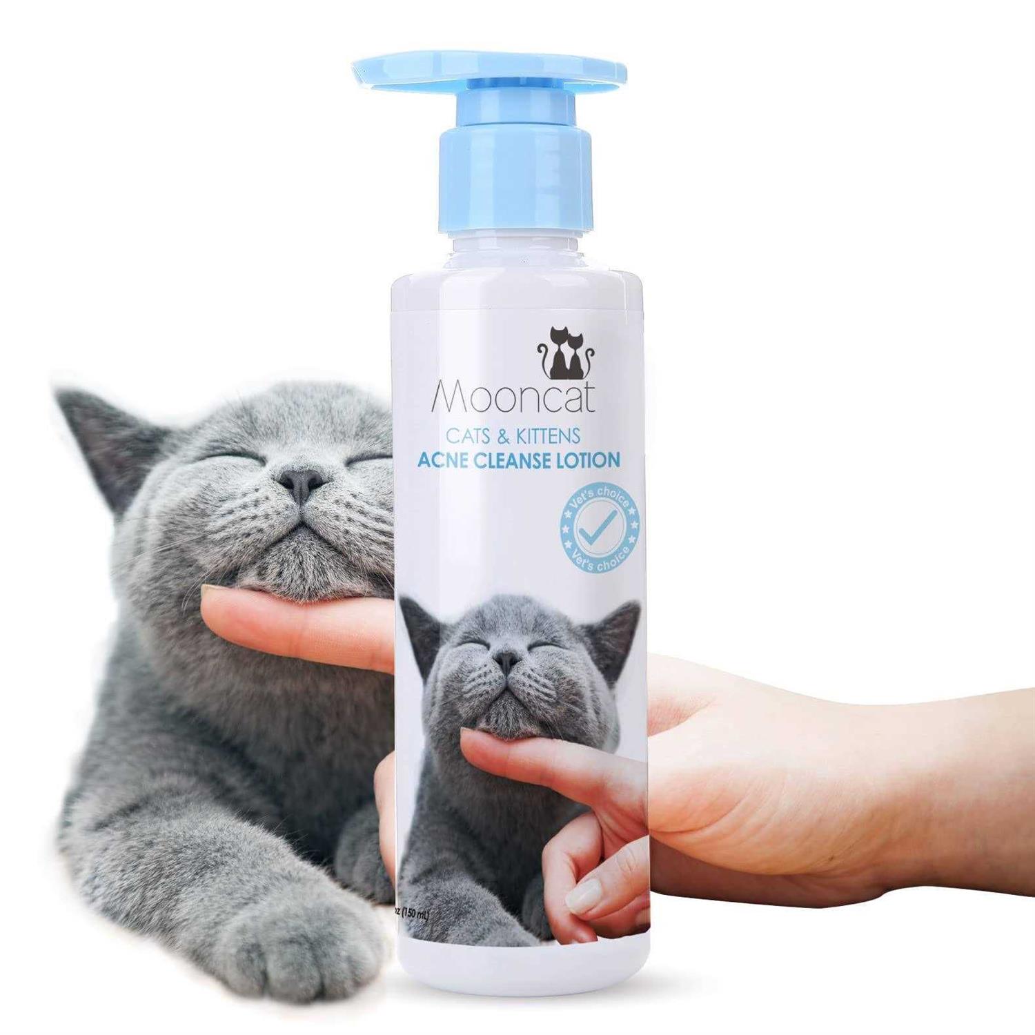 Mooncat Kitten & Cat Acne Chin Treatment First Cuztomized Cat Acne Cleanse Lotion - Pet Supplies online store
