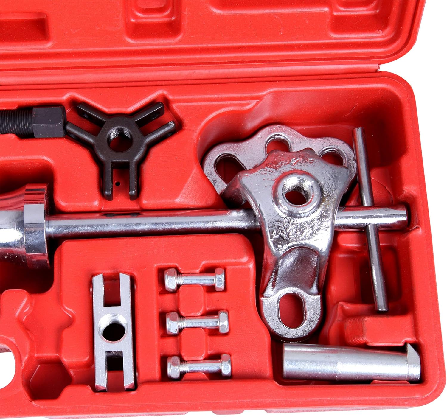 CARTMAN 9-Way Internal/External Slide Hammer Puller Set - Pulls Hubs, Rear Wheel Axle Shafts, Bearings, Bushings, Seals, Retainers