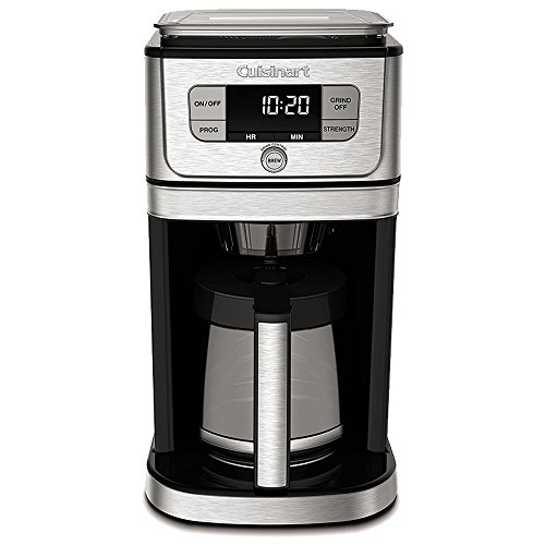 Cuisinart DGB-800 Fully Automatic Burr Grind & Brew, 12-Cup Glass, Silver