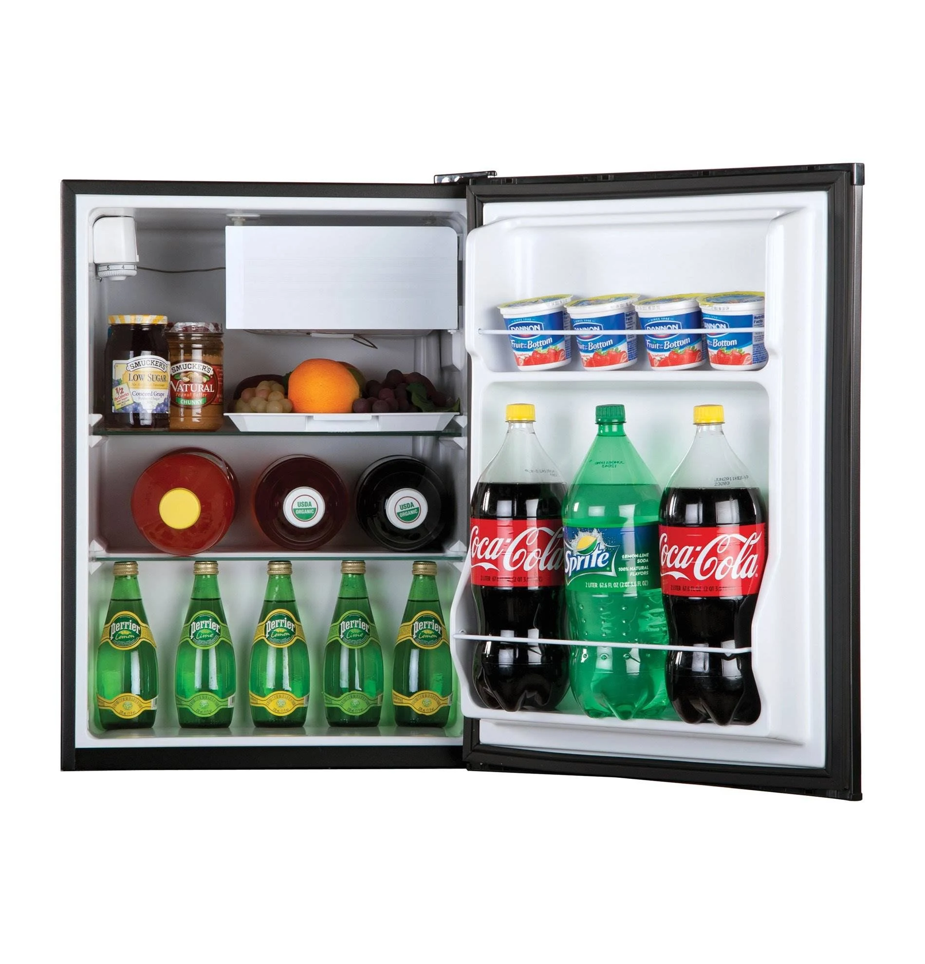 Haier 2.7CF Estar Compact Refrig Blk, Black