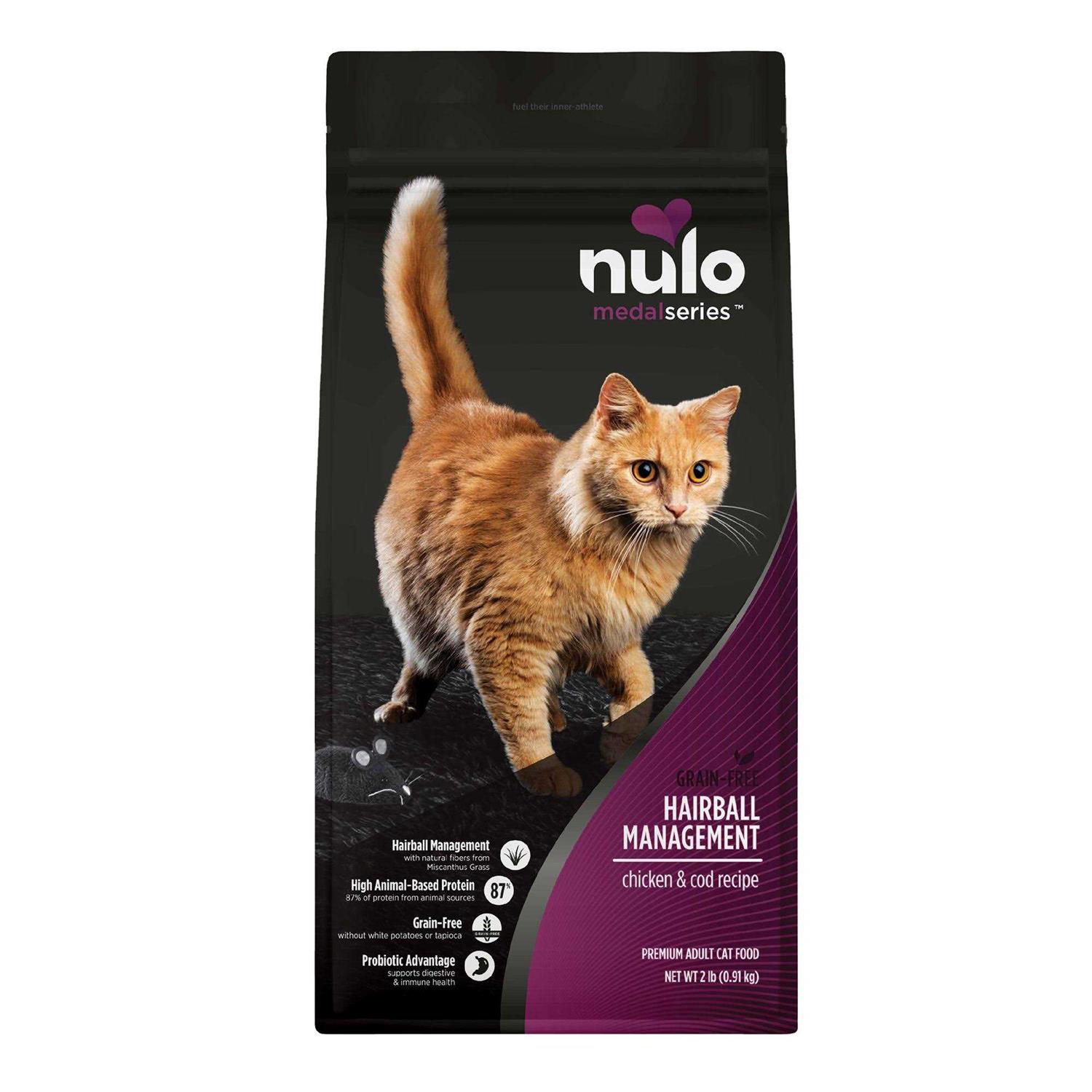 Nulo Chicken & Cod Adult MedalSeries Hairball Management Dry Cat Food - Pet Supplies online store